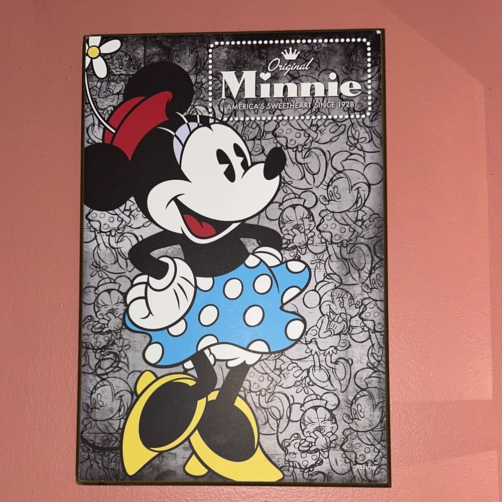 Disney Minnie Mouse Wall Art - Red, Black, White, Blue, Yellow